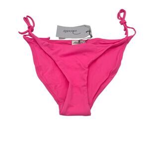 Peixoto Tonie Pink Crush Tie Side Bikini Bottoms Medium NWT Y2K Swim